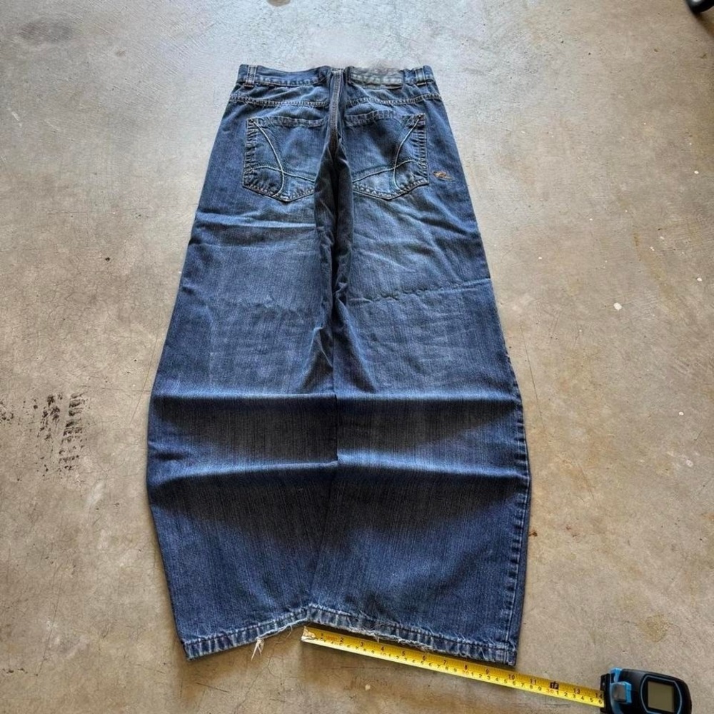 Baggy Rocawear Wide Leg Southpole Styl Y2K Vintage Denim Jeans 40x32